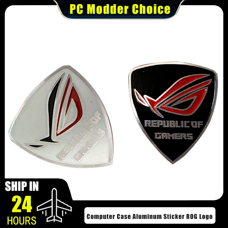 Pc Gaming Upgrades - Autocollant en aluminium pour boîtier d'ordinateur,