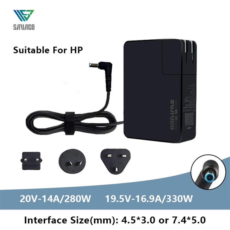 Pc Gaming Hp - SAVAGO-Chargeur GaN pour ordinateur portable de
