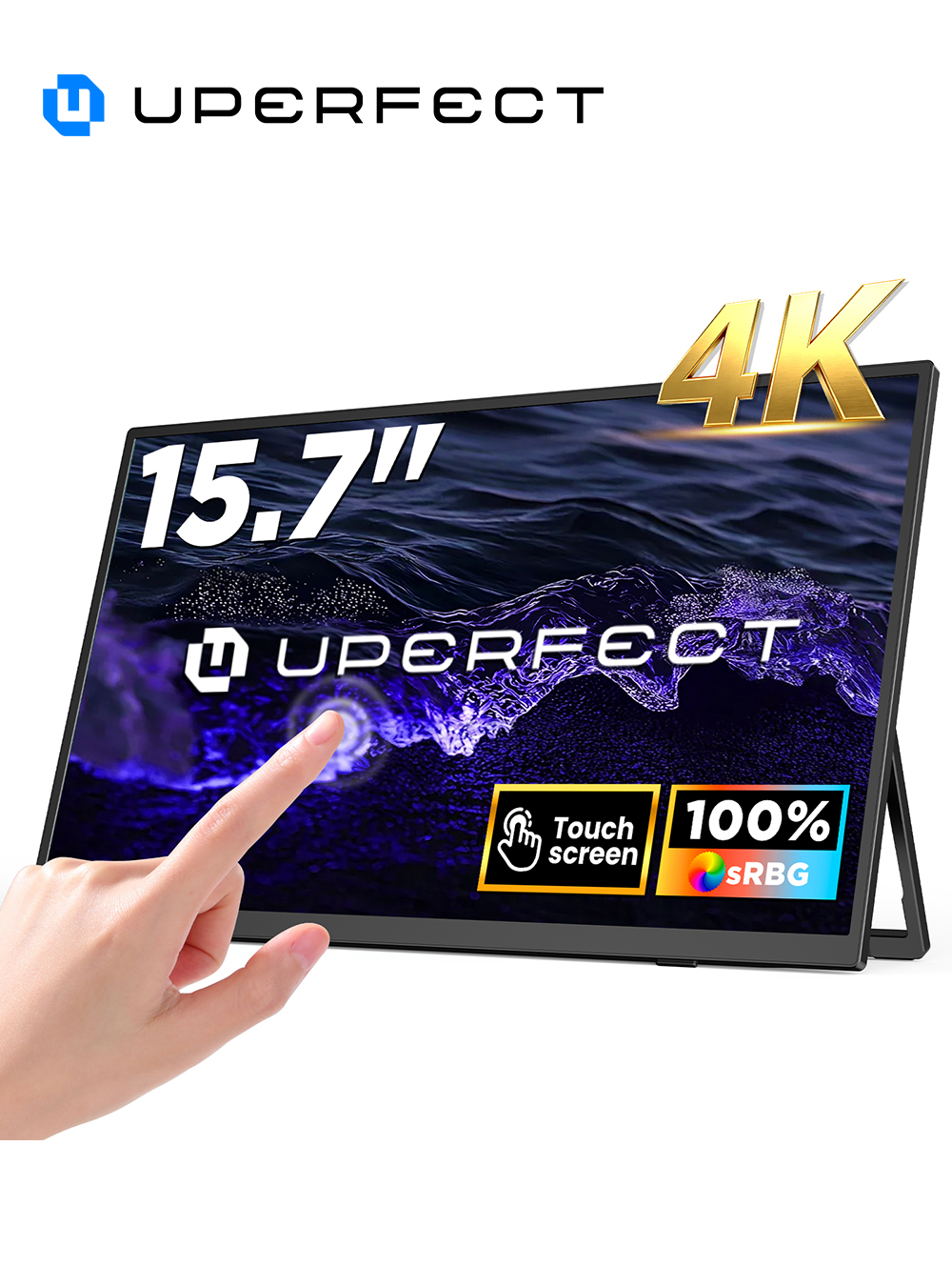 Pc Gaming Y Monitor - UPERFECT 15.7inch 4K écran tactile moniteur
