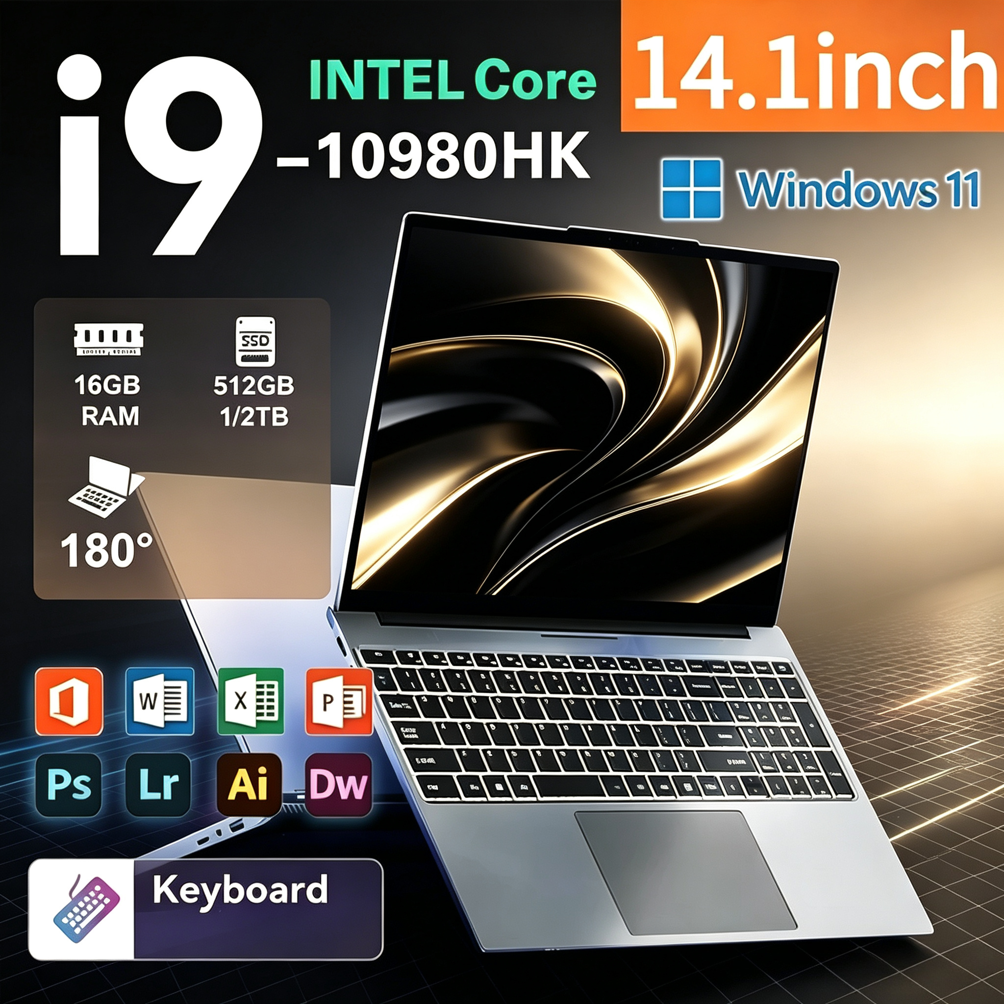 Pc Gaming I9 - Ordinateur portable Intel Core i9 10980HK