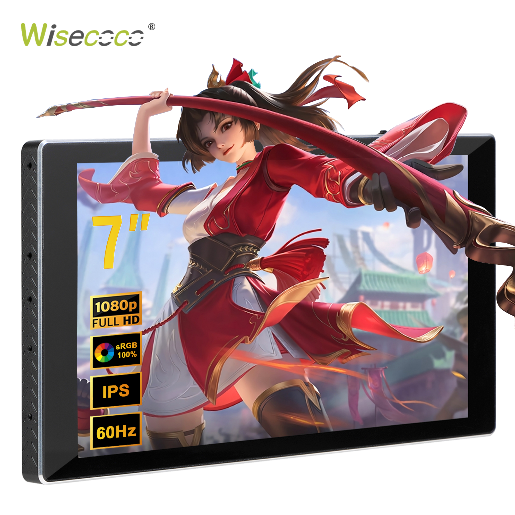 Pc Gaming Y Monitor - Moniteur tactile portable Wisecoco 7 pouces