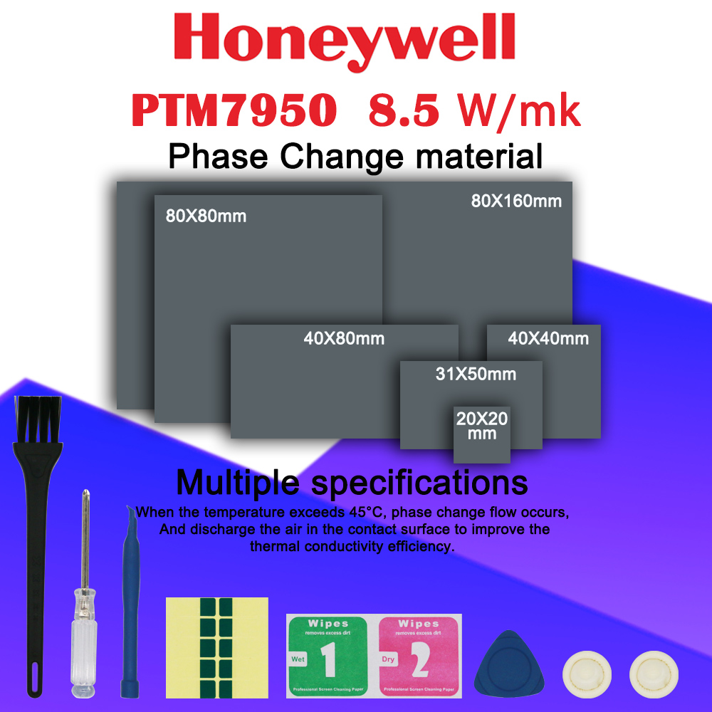 Laptop Cooling Pad - Pâte thermique Honeywell PTM7950 à changement