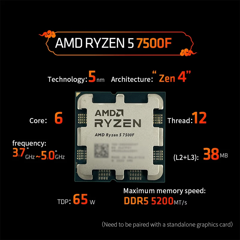 Processeur de jeu AMD Ryzen 5  - Pc Gaming Custom avis et prix