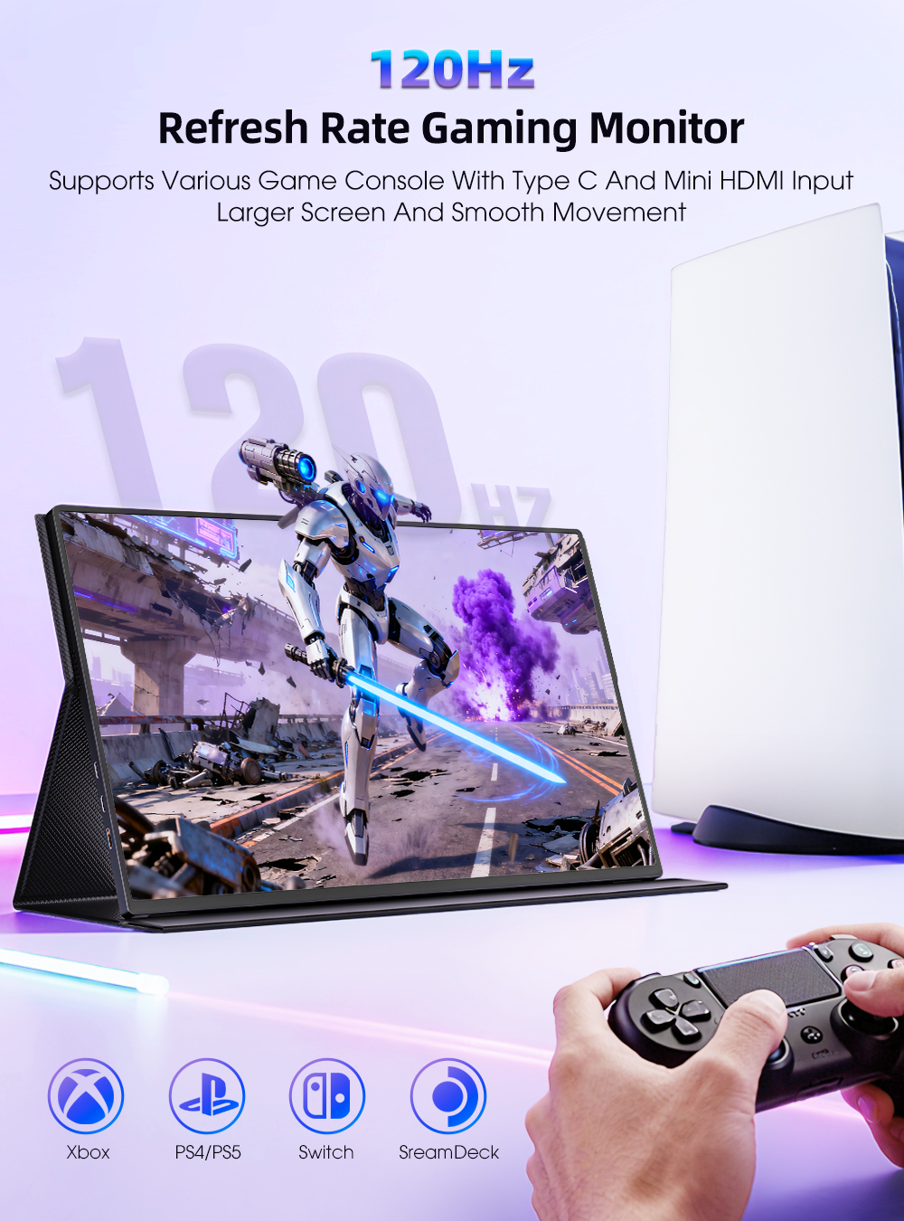 UPERFECT QLED Moniteur portabl - Pc Gaming Y Monitor avis et prix
