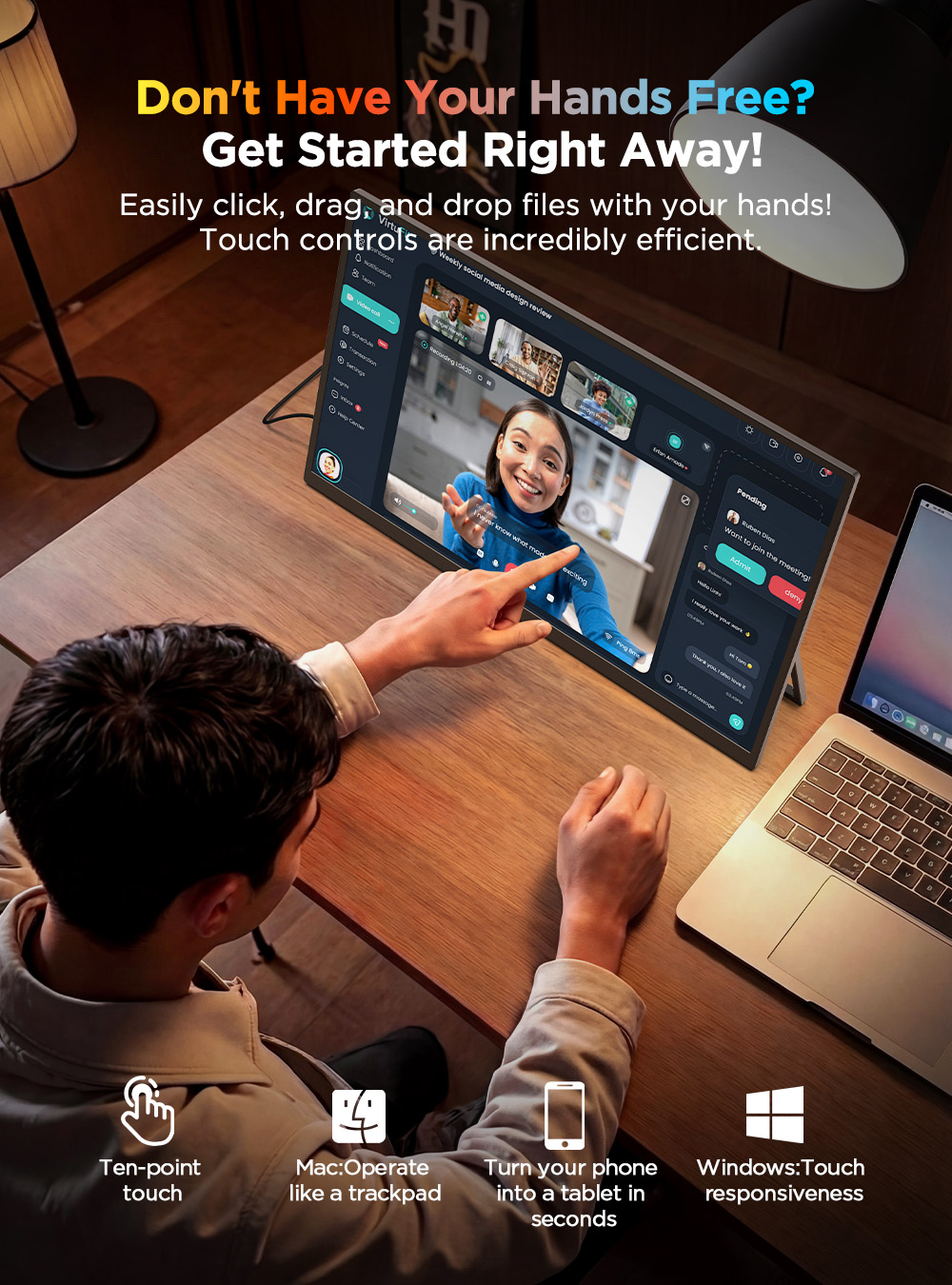 Moniteur portable UPERFECT 4K  - Pc Gaming Y Monitor avis et prix