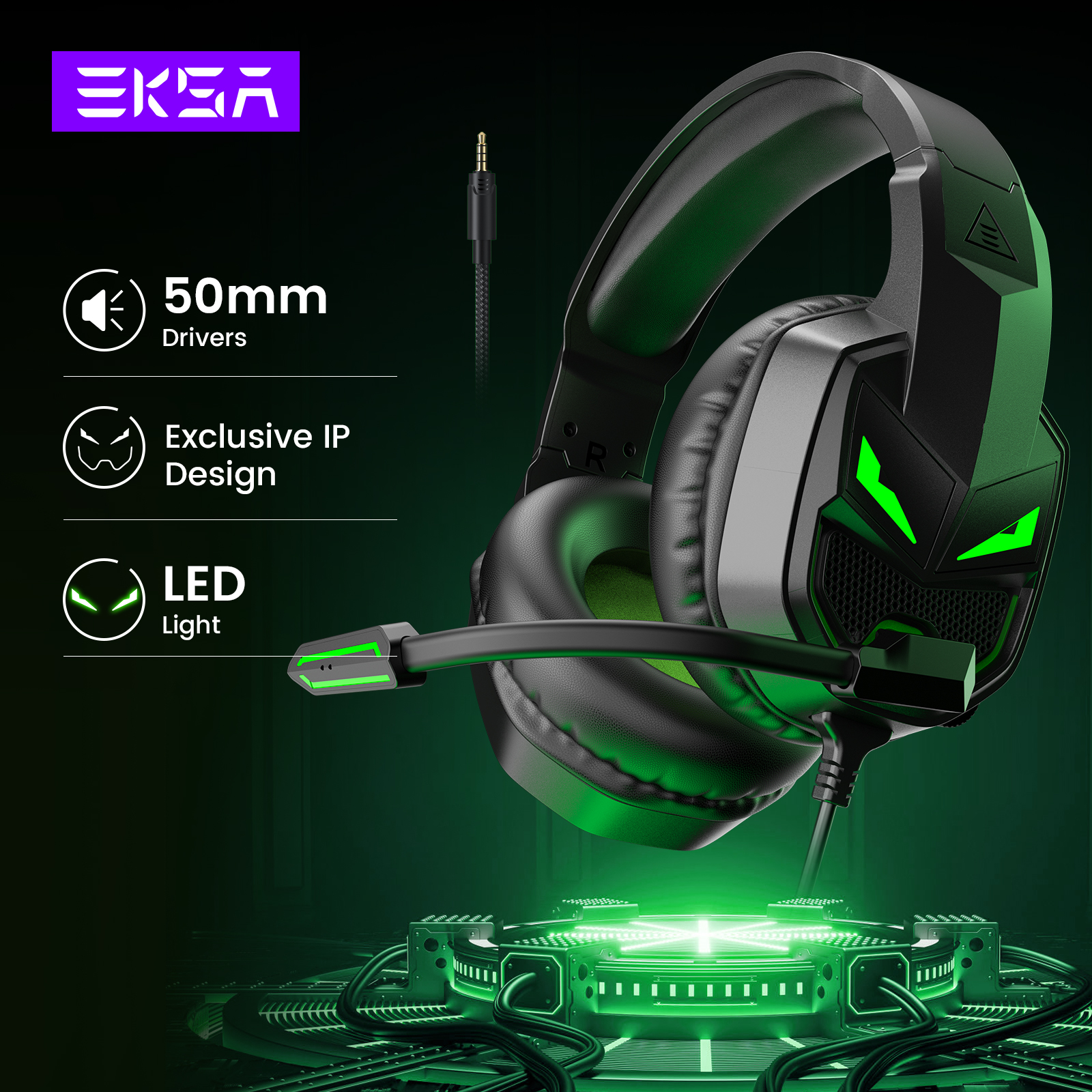 EKSA Fenrir-Casque de jeu PC a - Pc Gaming Y Monitor avis et prix