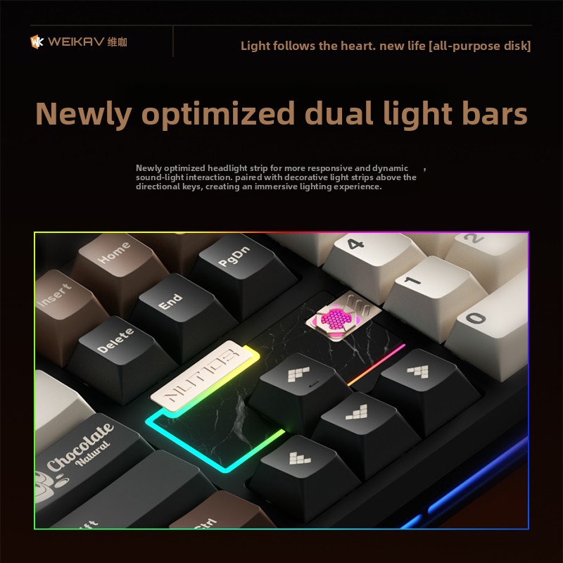 Clavier mécanique WEIKAV NUT10 - Pc Gaming Upgrades avis et prix