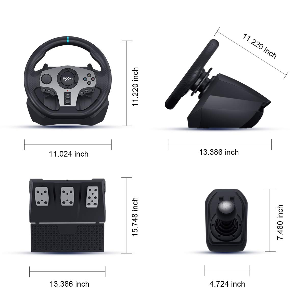 PXN V9 Volante PC Volant Gamin - Pc Gaming Xgear avis et prix