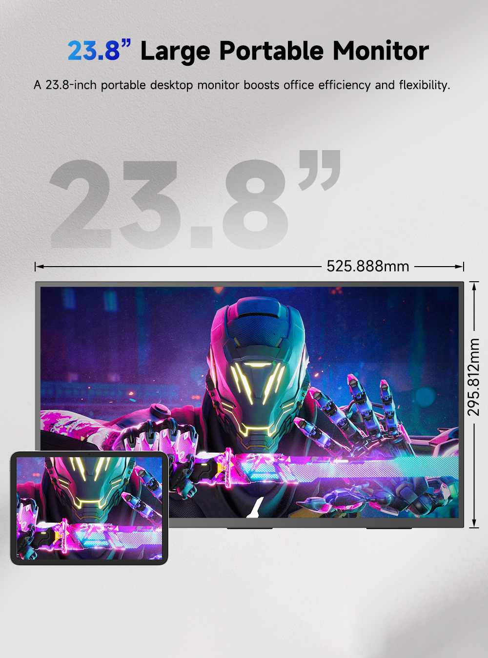 UPERFECT UHD 4K 23,8