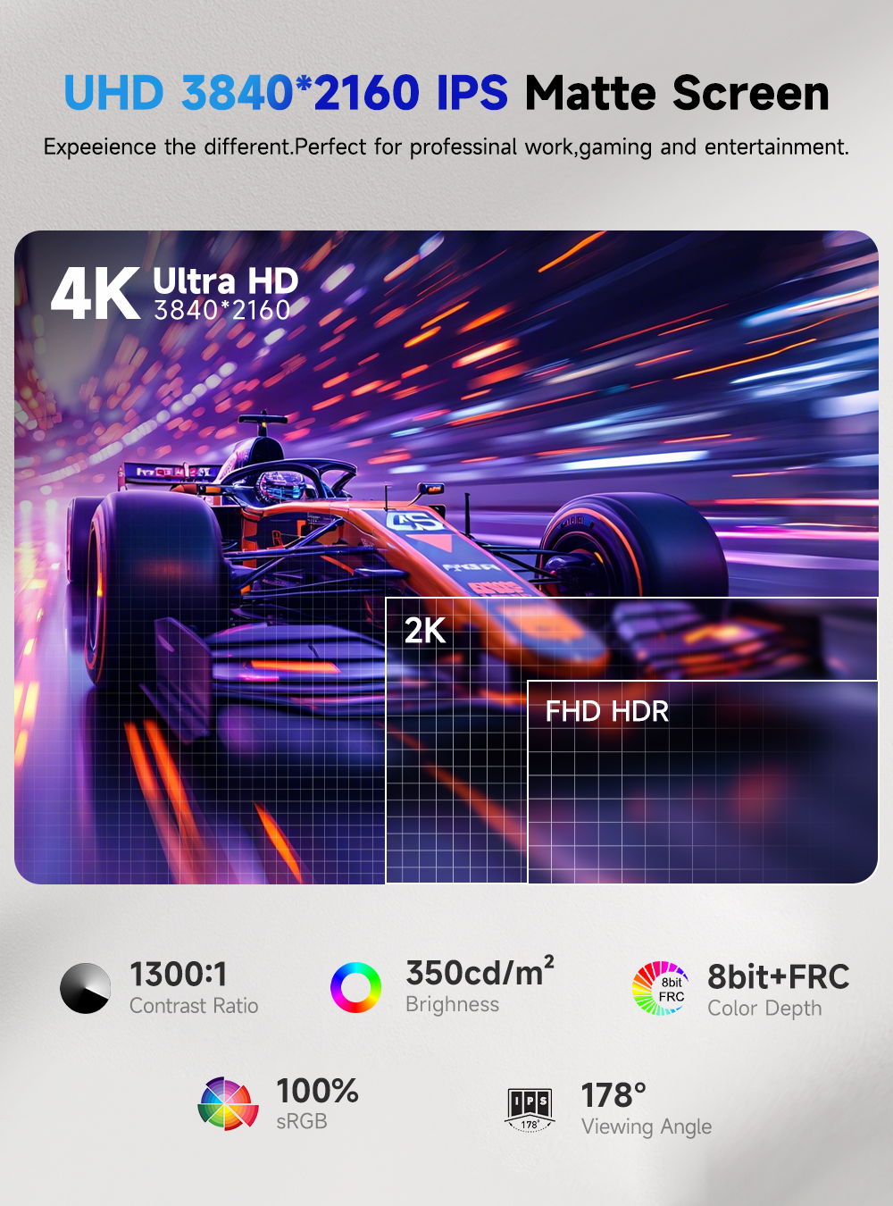 UPERFECT UHD 4K 23,8