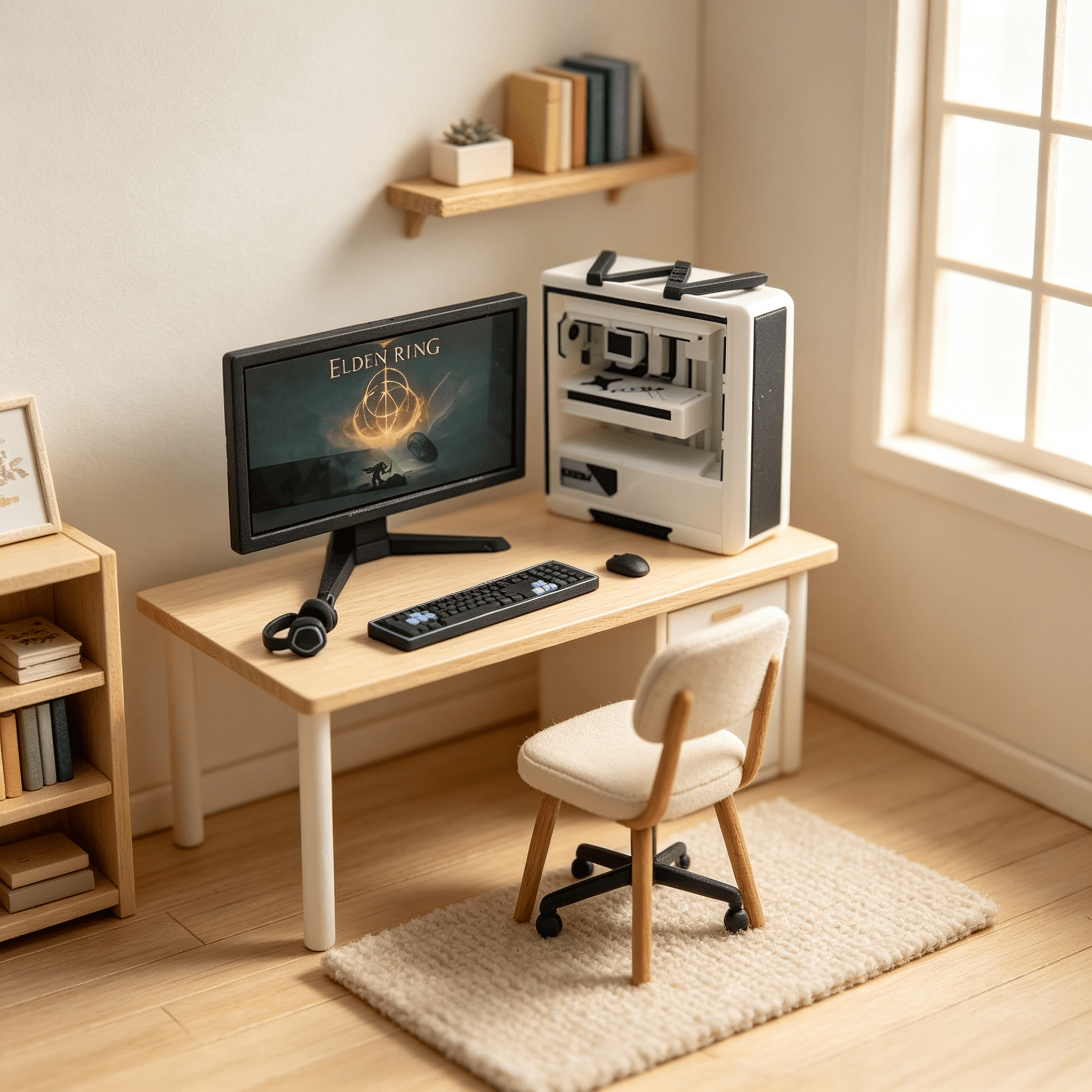 Mini bureau de jeu pour poupée - Pc Gaming Y Monitor avis et prix