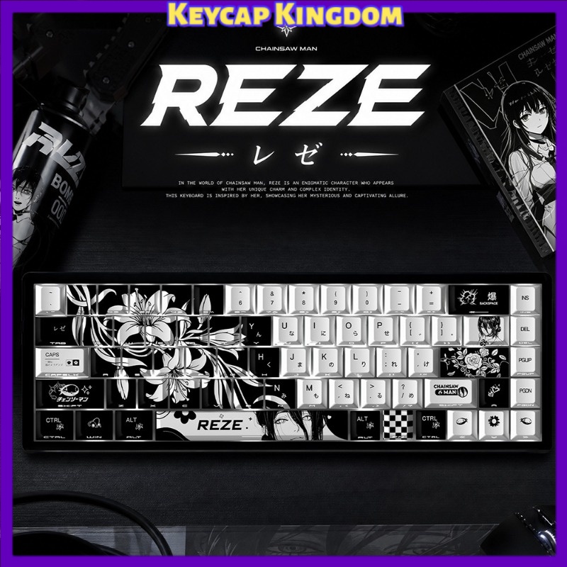 NOUVEAU Reze 5.0 Keycaps Anime - Pc Gaming Upgrades avis et prix