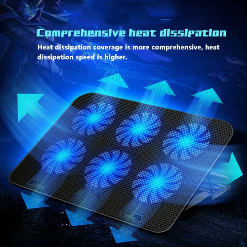 Y 6 ventilateurs USB refroidis - Laptop Cooling Pad avis et prix