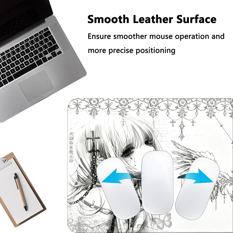 Tapis de souris en cuir noir e - Pc Gaming Upgrades avis et prix