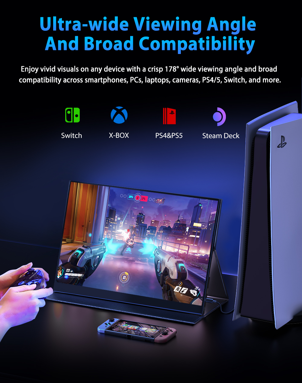 UPERFECT Nouveau moniteur port - Pc Gaming Y Monitor avis et prix
