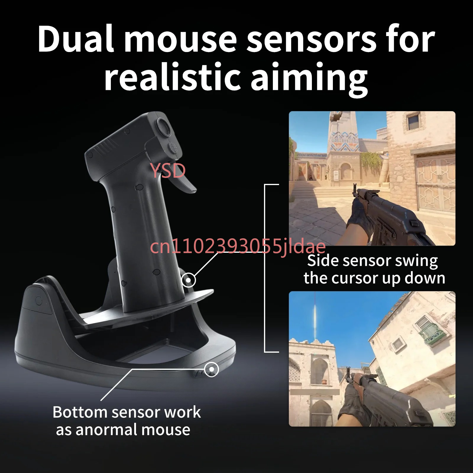 Souris L25A pistolet souris Or - Pc Gaming Custom avis et prix